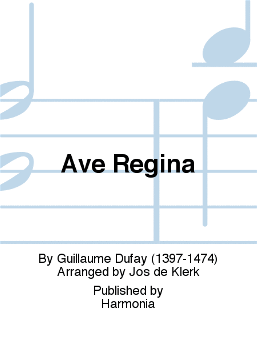 Ave Regina 4-Part scores gallery preview page 1