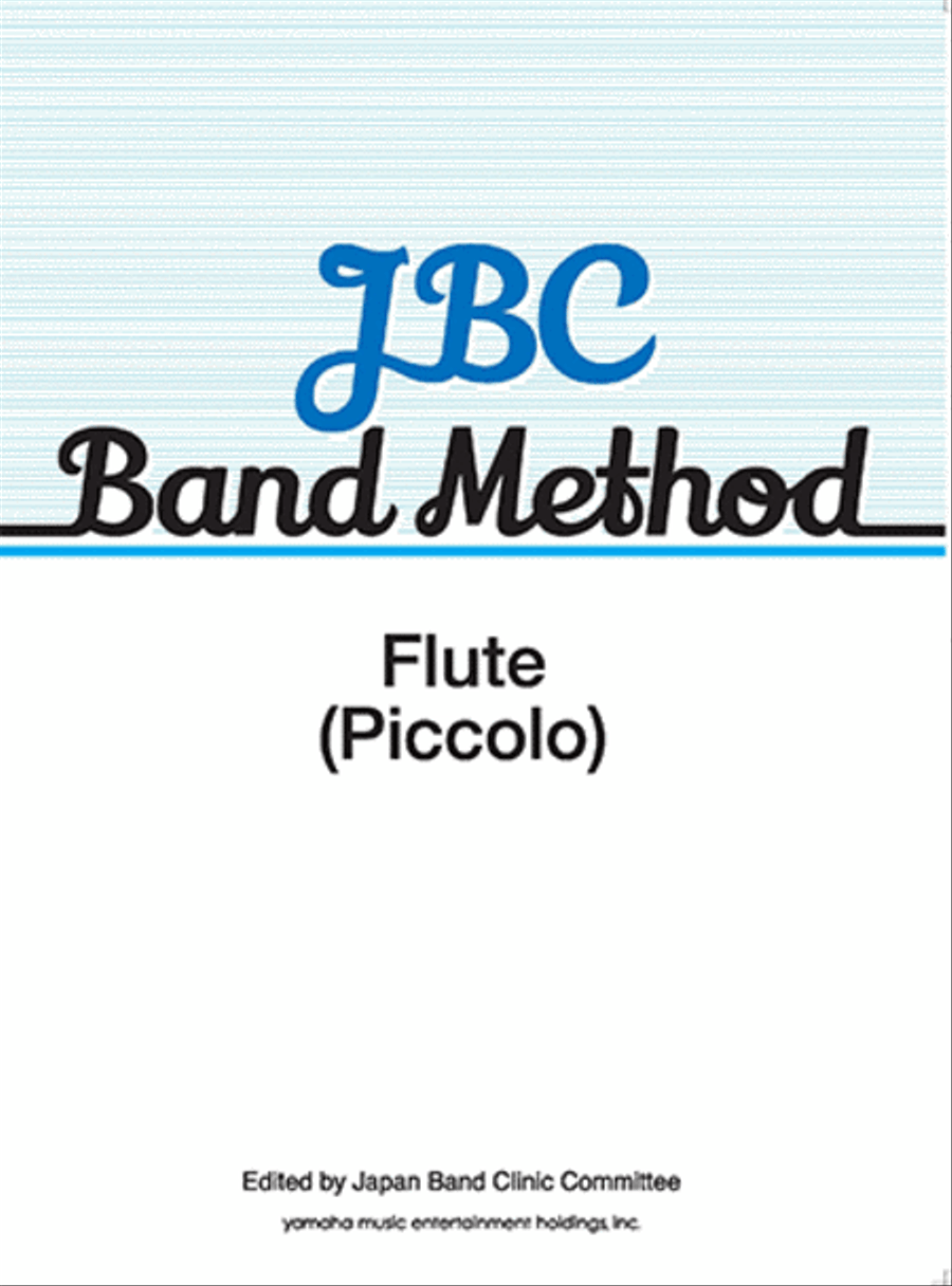 Book cover for JBC BAND METHOD Flute (Piccolo)