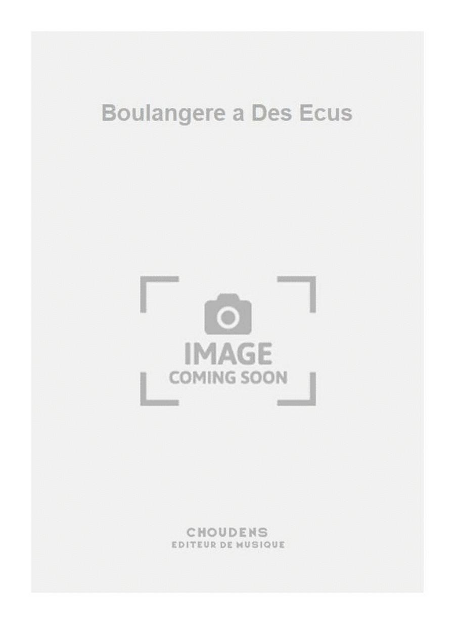 Boulangere a Des Ecus Boulangere a Des Ecus Voice Solo scores gallery preview page 1