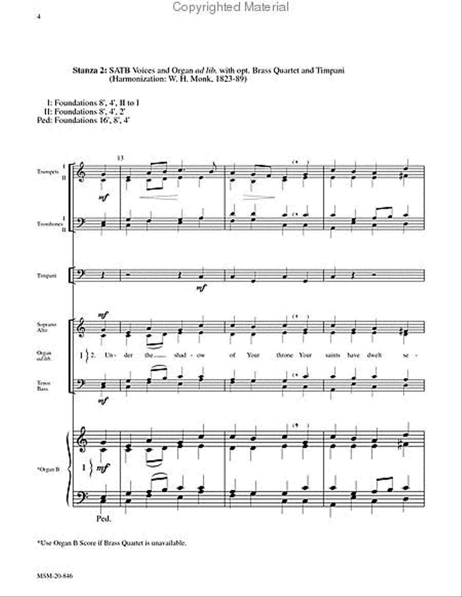 O God, Our Help in Ages Past Women's Choir scores gallery preview page 3