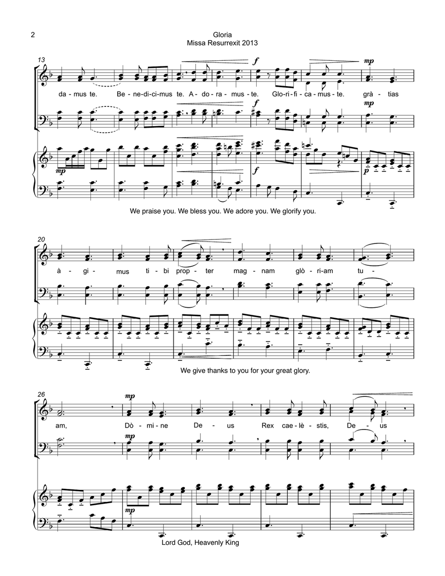 Gloria In Excelsis Deo (from 
