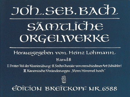 Samtliche Orgelwerke, Band 8