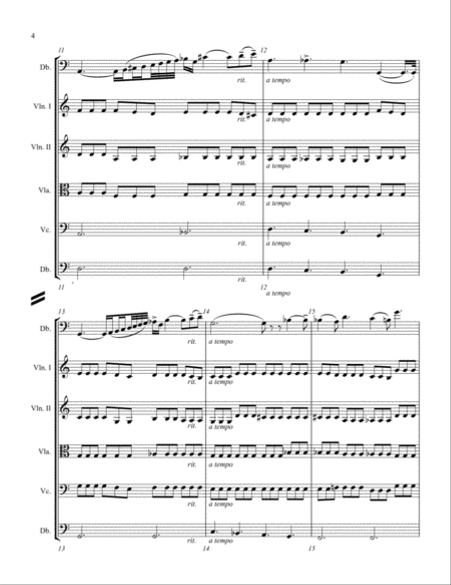 Elegy Elegy String Quartet scores gallery preview page 4