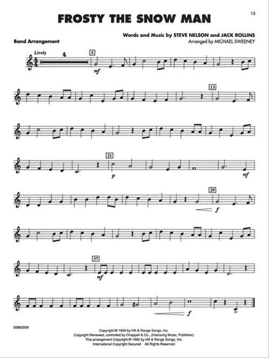 Essential Elements Christmas Favorites Concert Band Methods scores gallery preview page 5