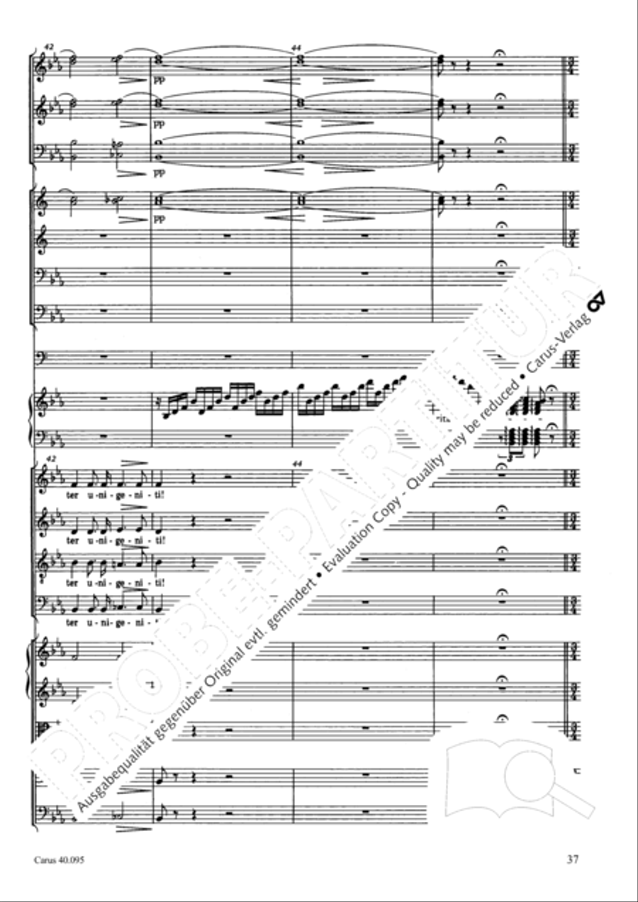The Seven Words (Die Sieben Worte) 4-Part scores gallery preview page 52