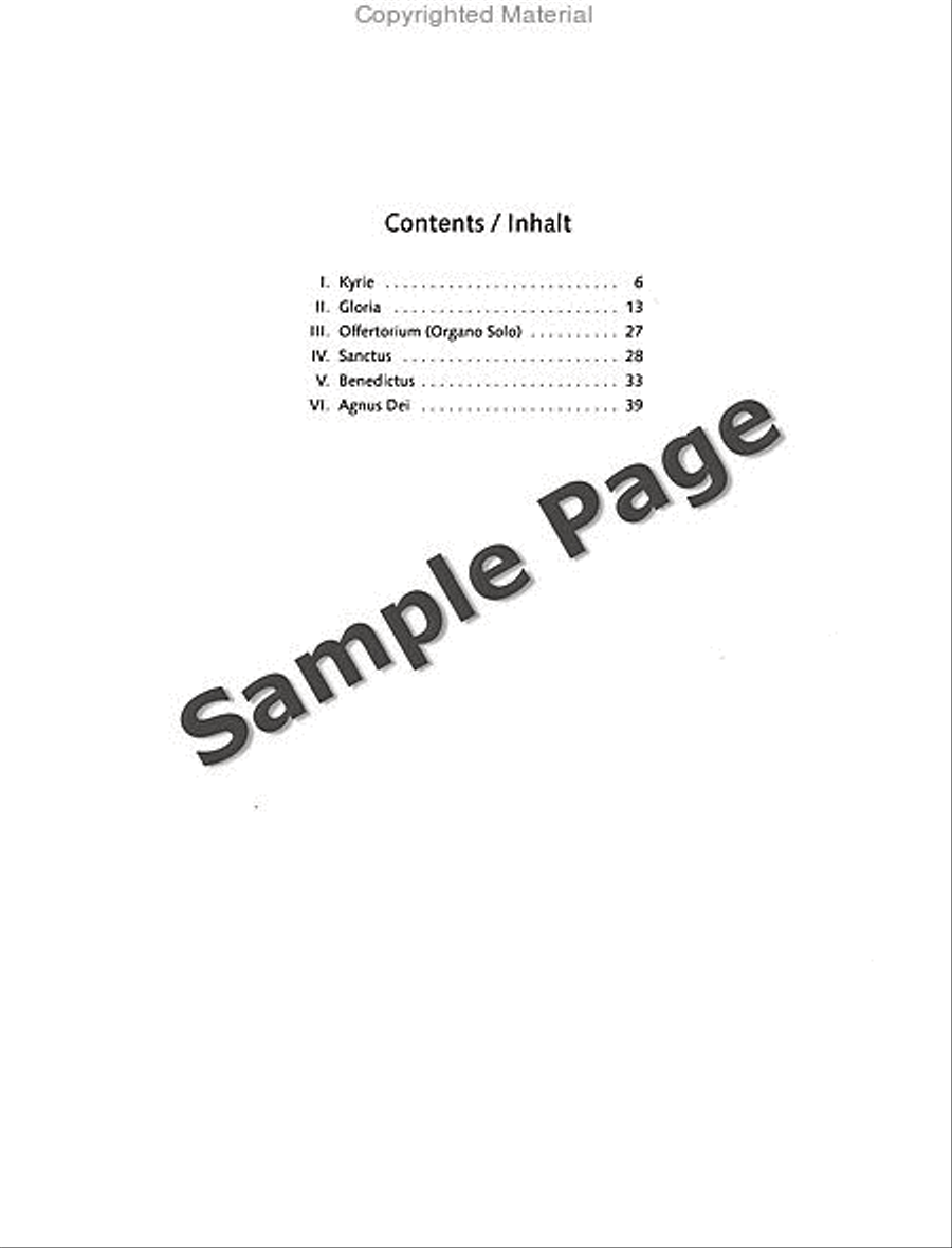 Missa Brevis Missa Brevis SSAA scores gallery preview page 6