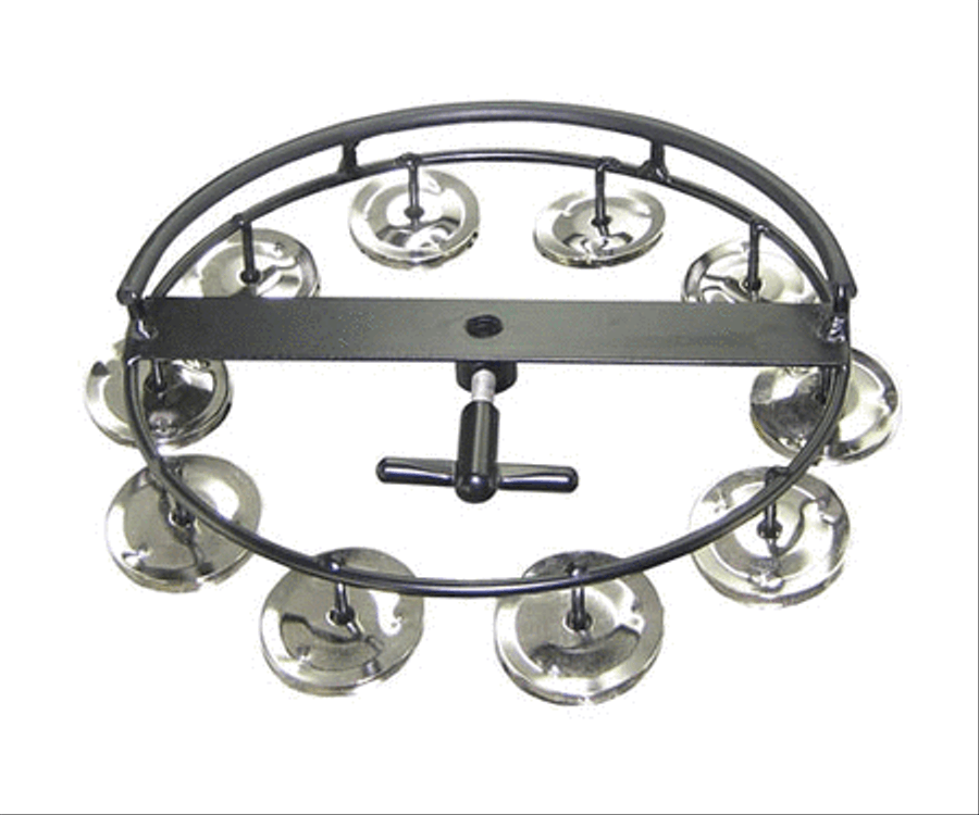 Large Hi-Hat Tambourine with 10 Pair of Jingles Tambourines scores gallery preview page 2