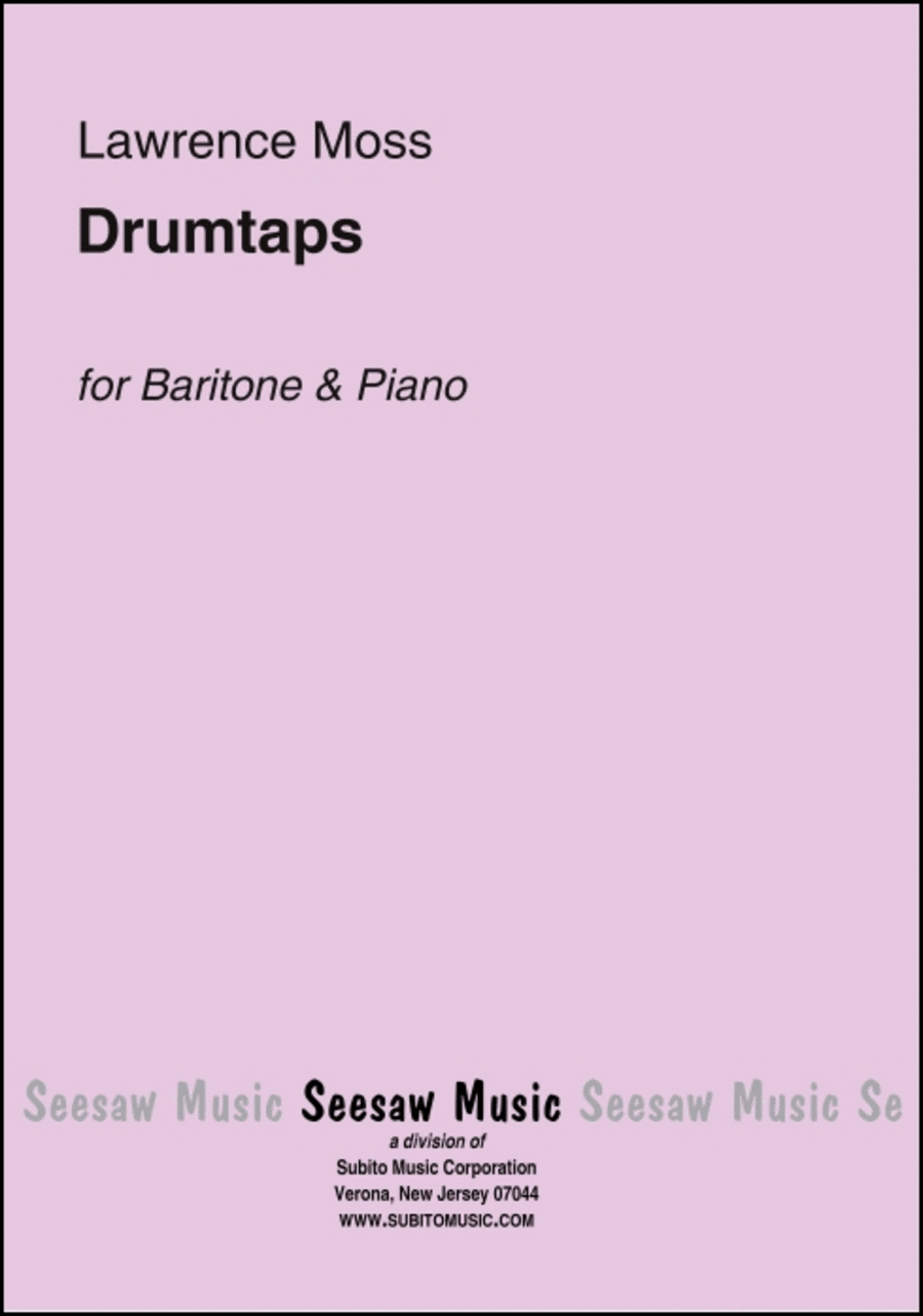 Drumtaps Three Songs Choir scores gallery preview page 1