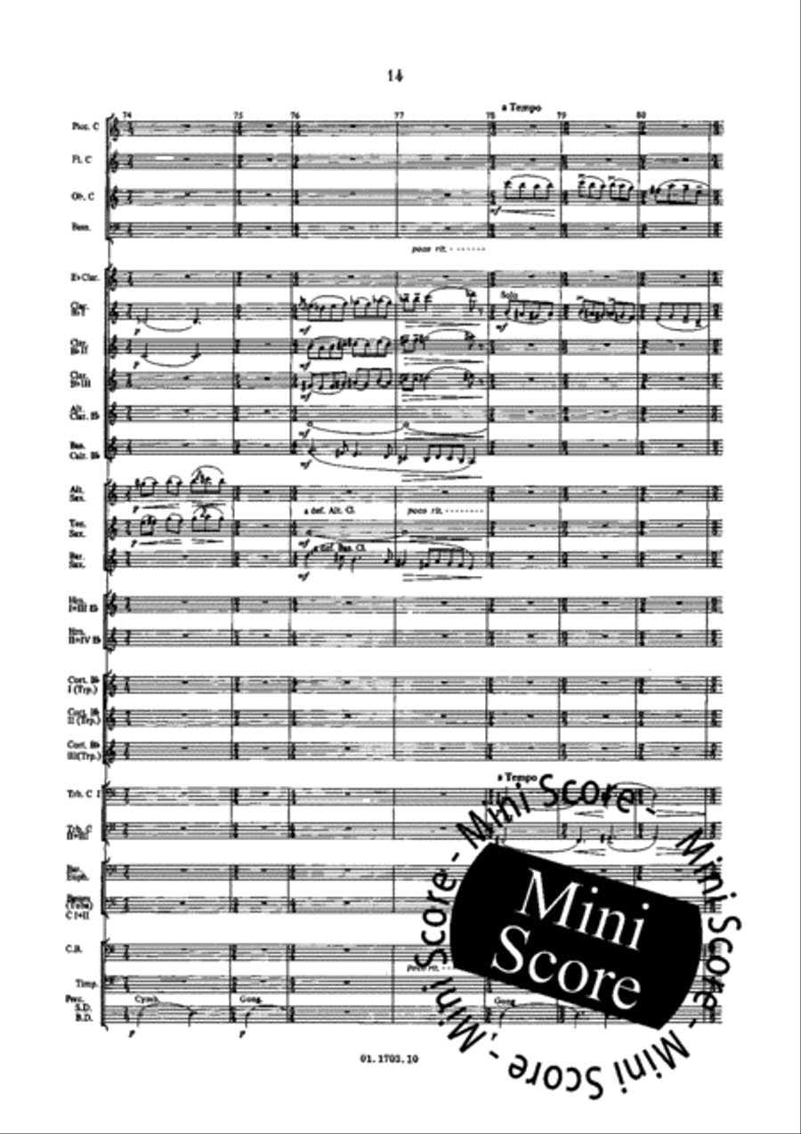 Windmusic Opus 123 Windmusic Opus 123 Concert Band scores gallery preview page 20
