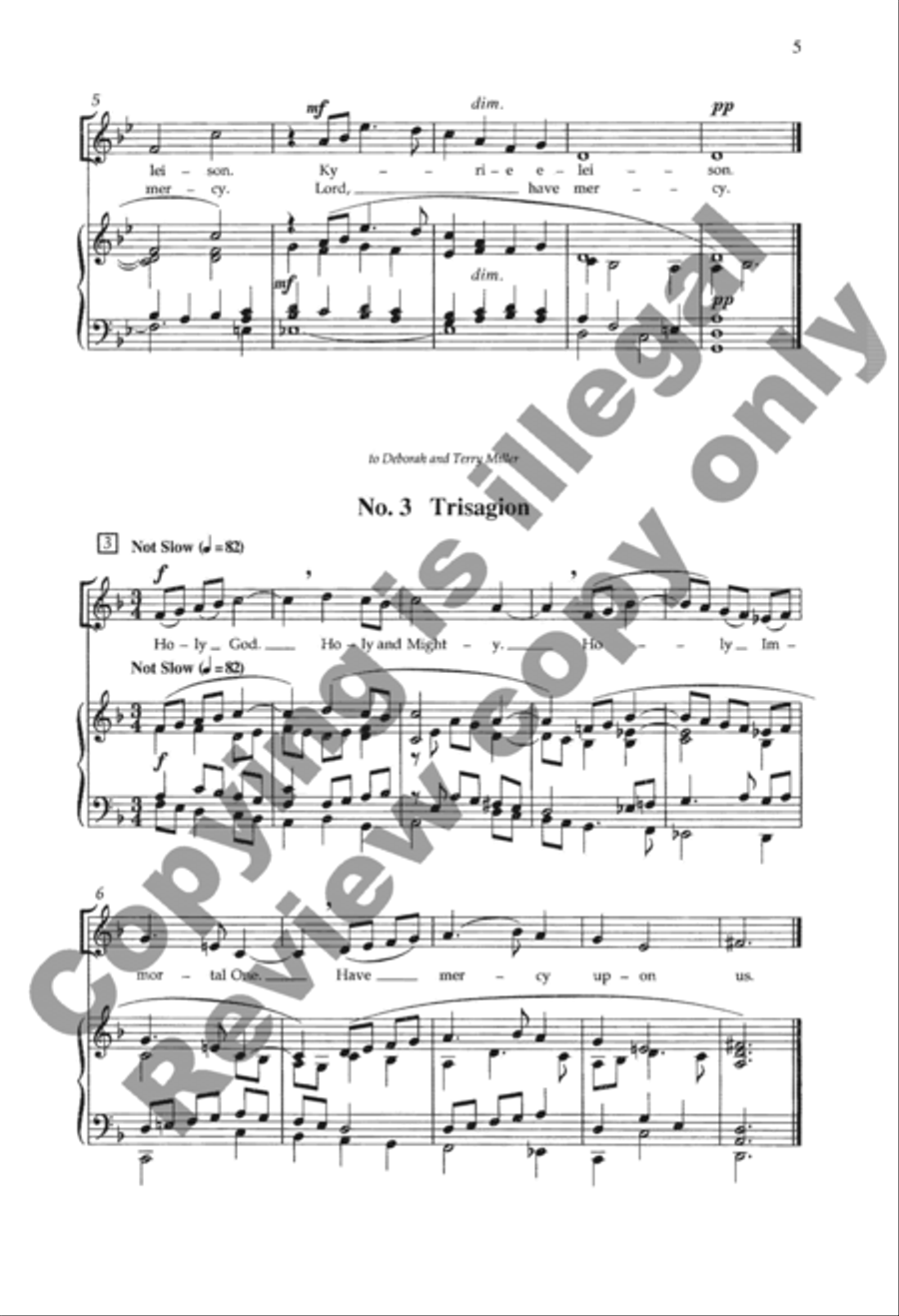 Mass of the Holy Trinity 4-Part scores gallery preview page 25