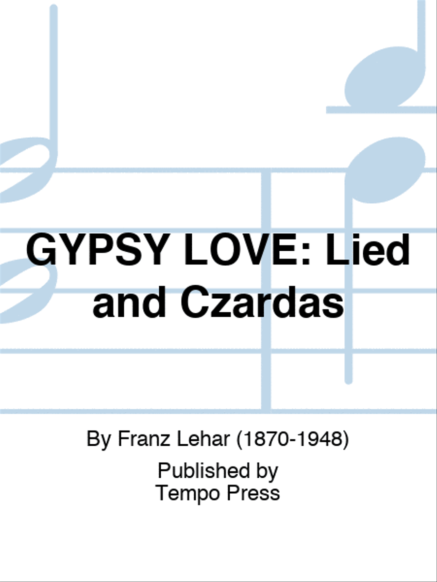 GYPSY LOVE: Lied and Czardas Piano scores gallery preview page 1