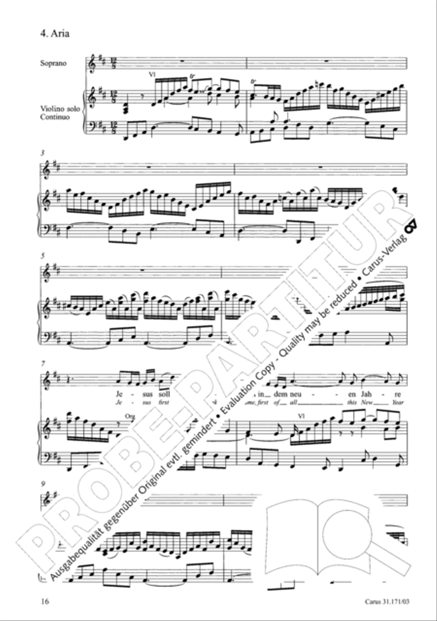 God, as thy name is, so is thy praise (Gott, wie dein Name, so ist auch dein Ruhm) 4-Part scores gallery preview page 17