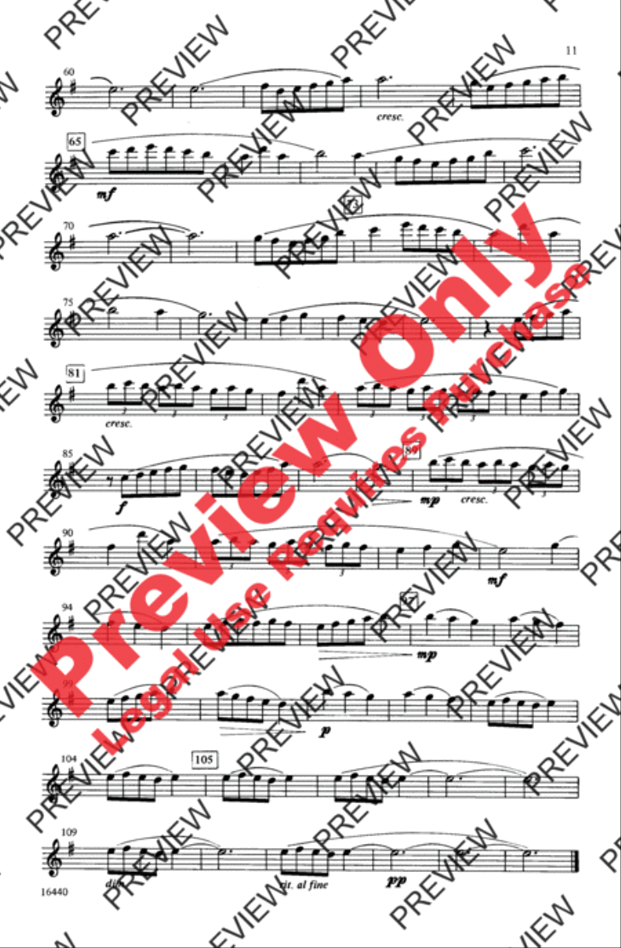 Bethlehem Wind 4-Part scores gallery preview page 11