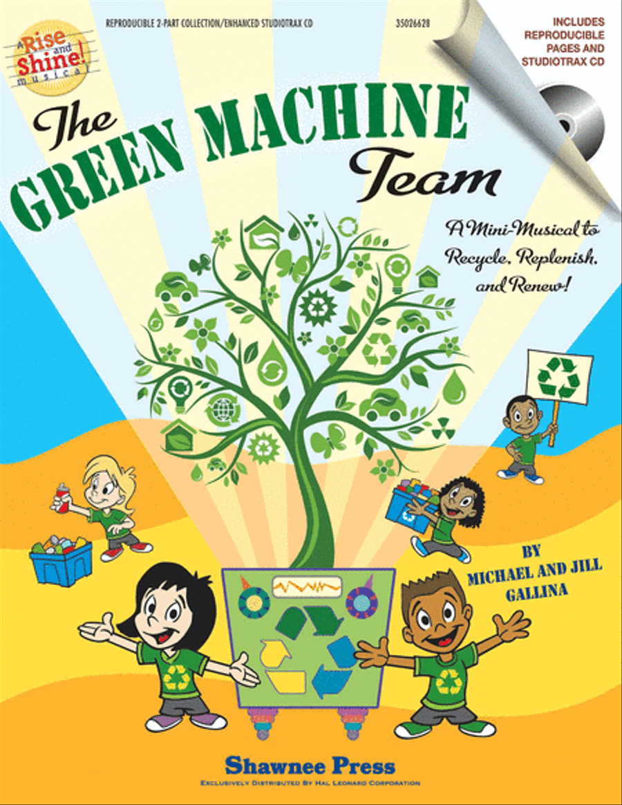 The Green Machine Team – A Mini-Musical to Recycle, Replenish, and Renew! 2-Part scores gallery preview page 1