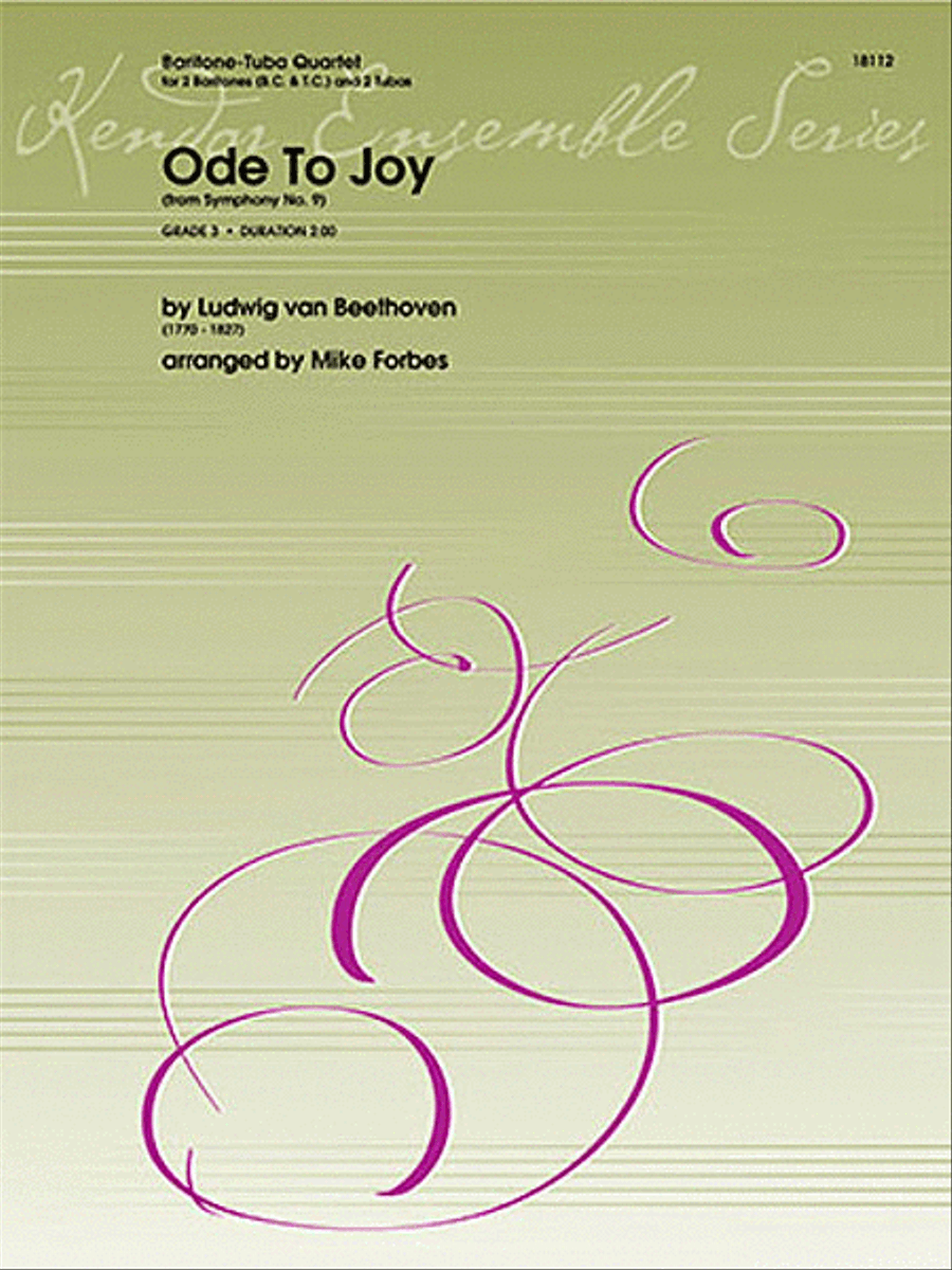 Ode To Joy (From Symphony No. 9)