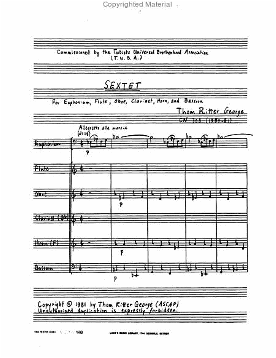 Sextet Large Ensemble scores gallery preview page 2