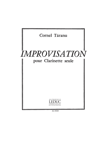 Improvisation (clarinet Solo)