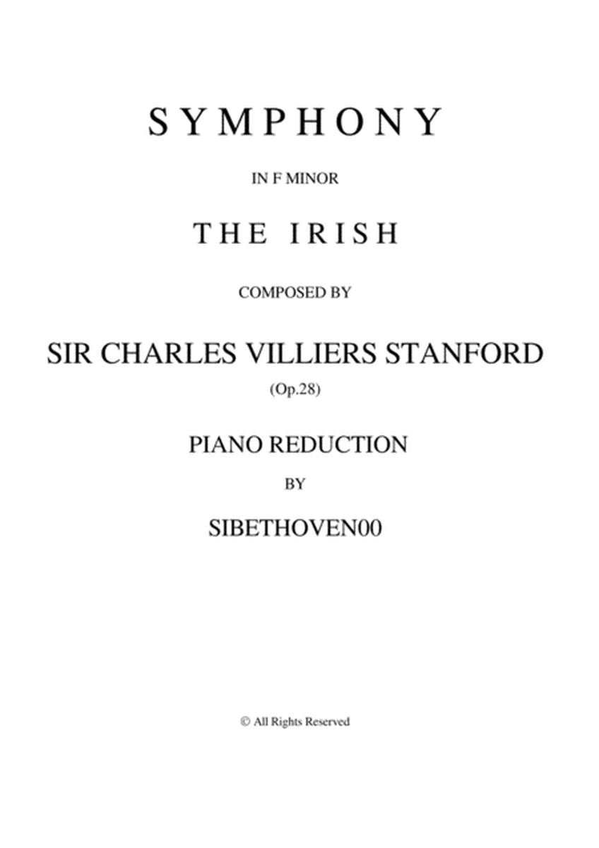 Sir Charles Villiers Stanford: Symphony No.3 in F minor, "The Irish", 2nd Movement, Piano Reduction image number null