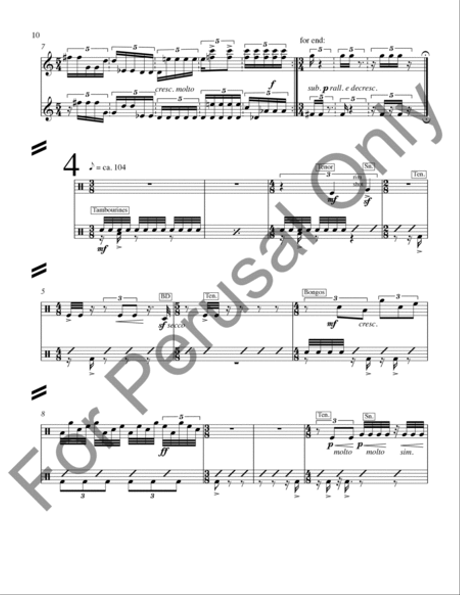 Duets (1974) Orchestra scores gallery preview page 13