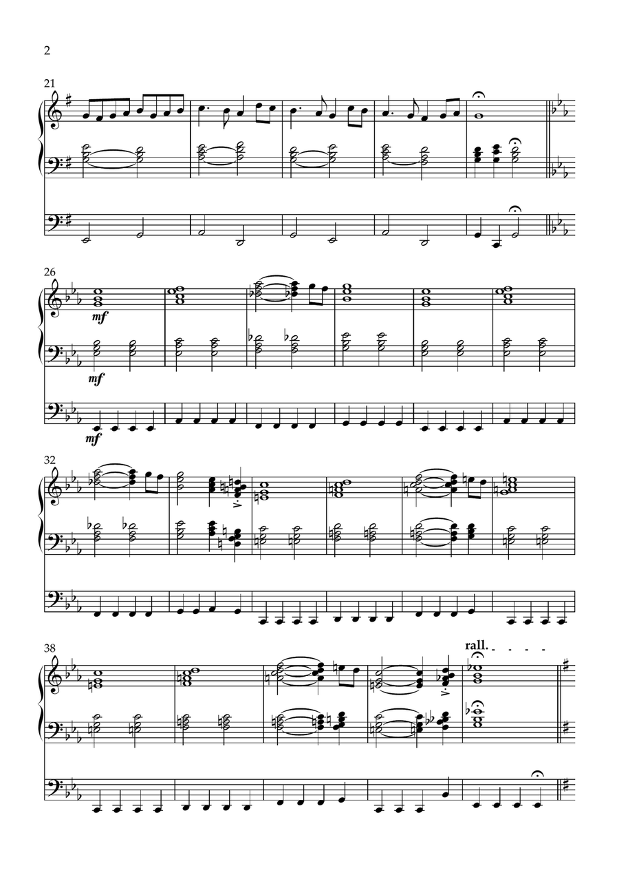 Tranquility, Opus 2 Tranquility, Opus 2 Organ Solo scores gallery preview page 2