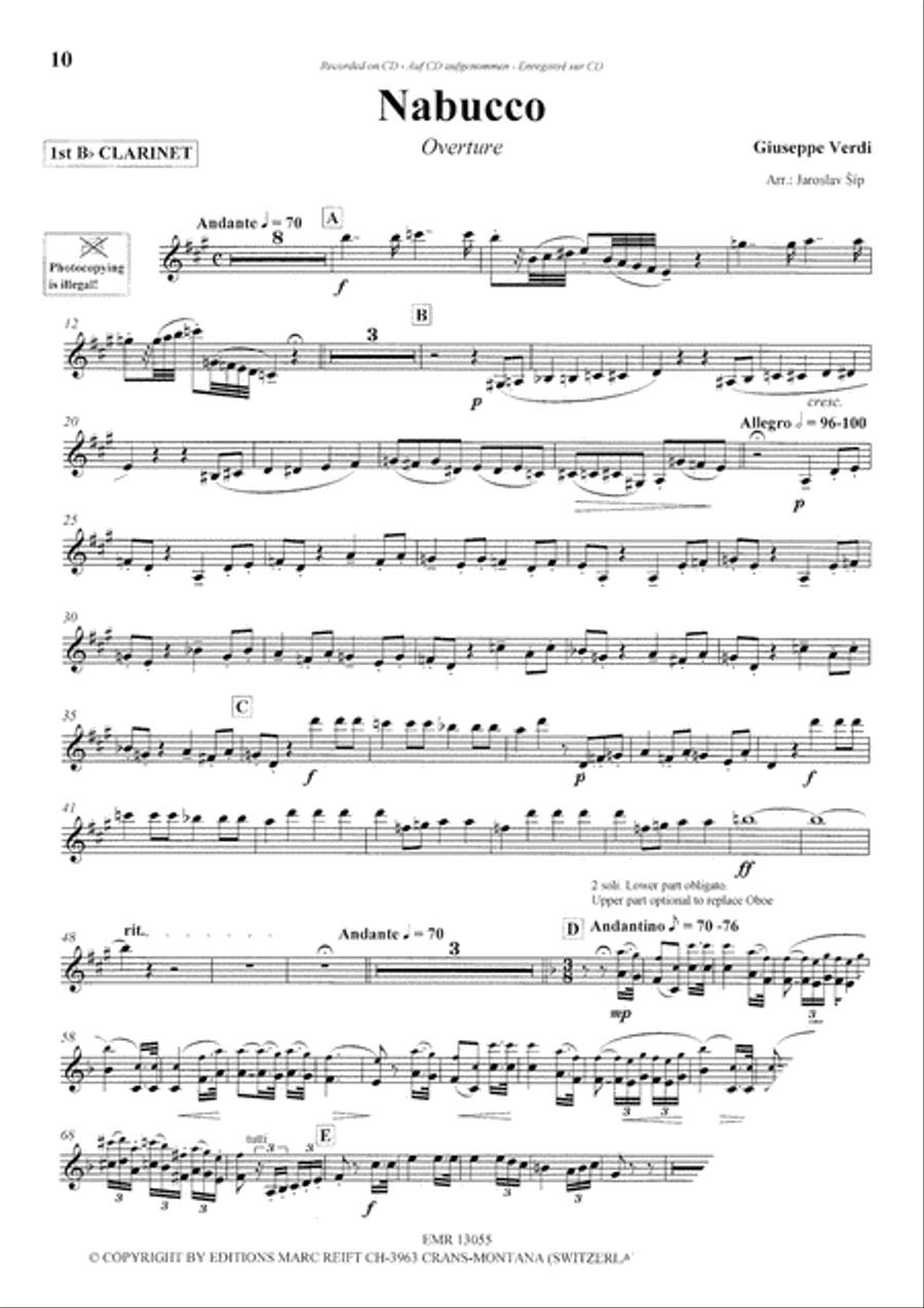 Play The 1st Clarinet With The Philharmonic Wind Orchestra Concert Band scores gallery preview page 5