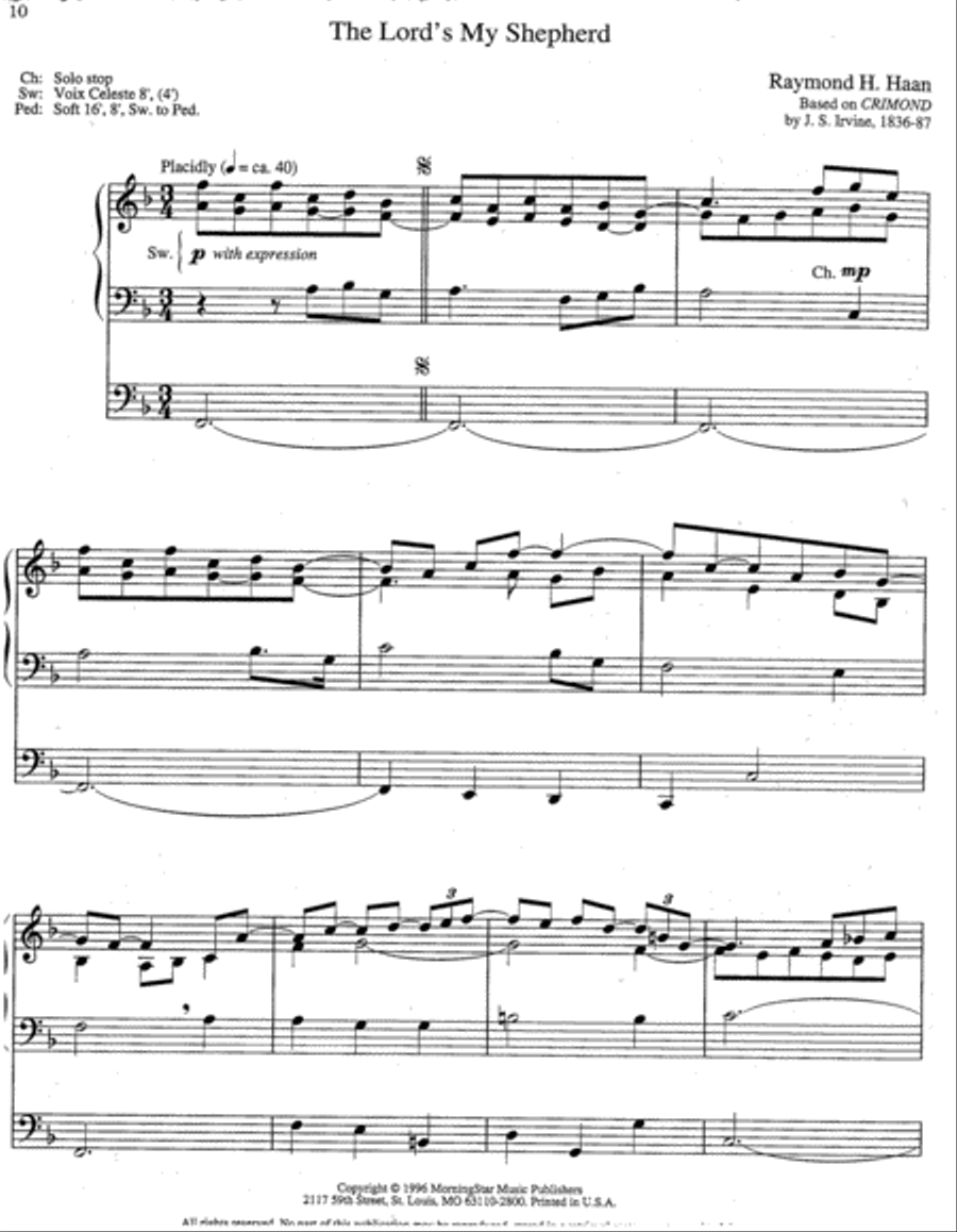 Four Quiet Hymn Settings Four Quiet Hymn Settings Organ scores gallery preview page 4