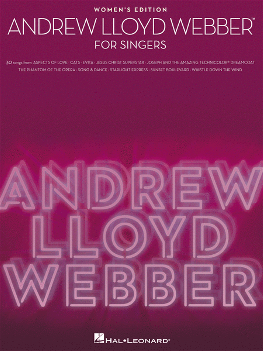 Andrew Lloyd Webber for Singers Voice scores gallery preview page 1