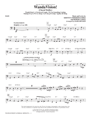 WandaVision! (Choral Medley) (arr. Mark Brymer) - Bass