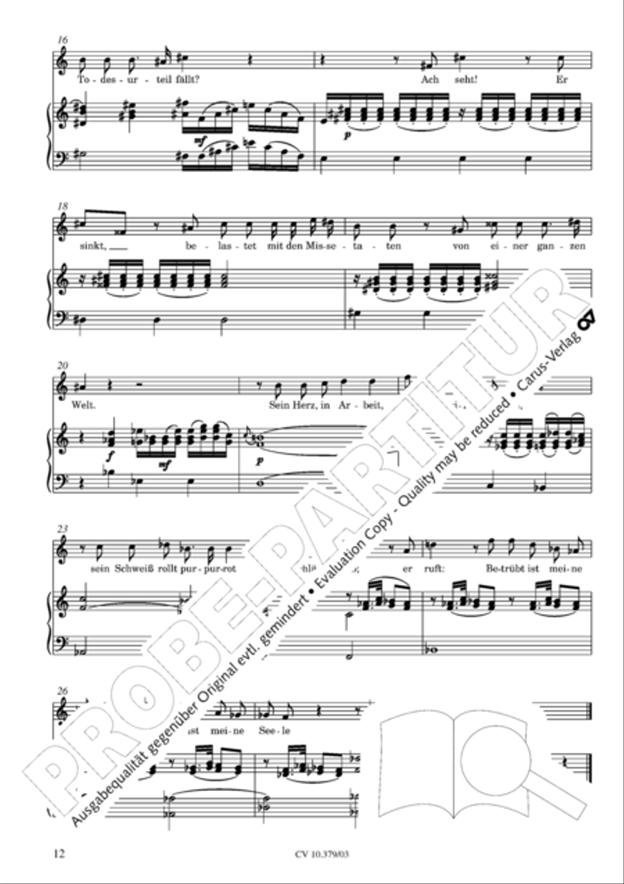 Der Tod Jesu 4-Part scores gallery preview page 13