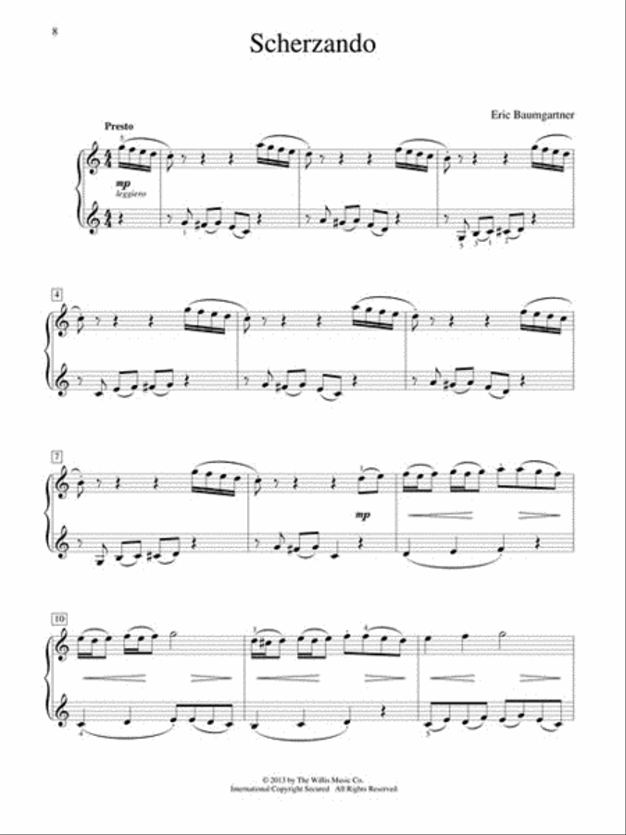 Composer's Choice – Eric Baumgartner Piano scores gallery preview page 3