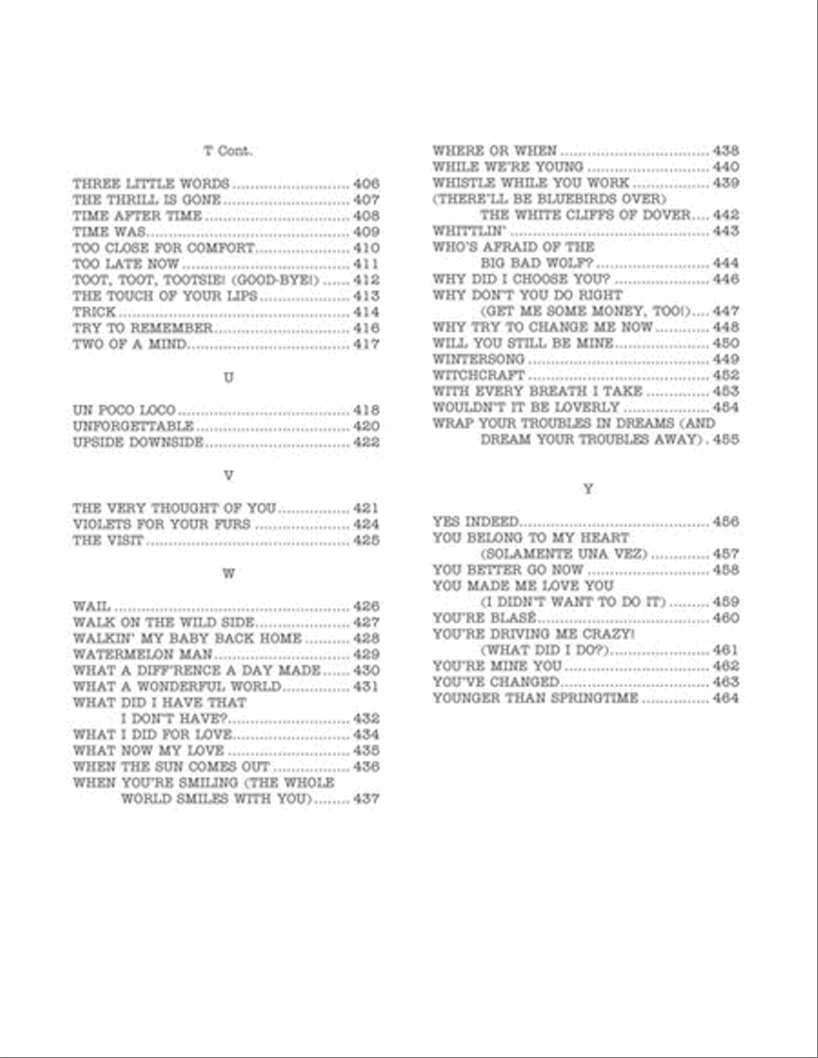 The Real Book – Volume III E-Flat Instrument scores gallery preview page 8