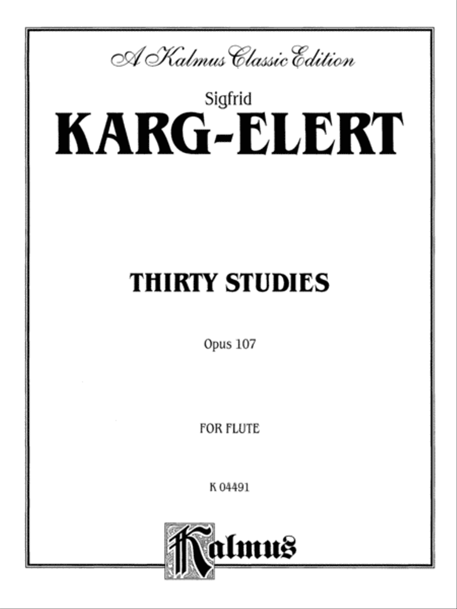Thirty Studies Op.107 Flute scores gallery preview page 2