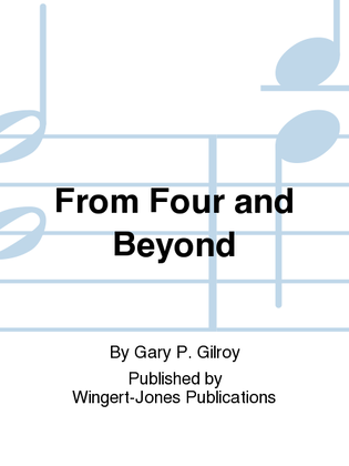 Book cover for From Four and Beyond - Full Score