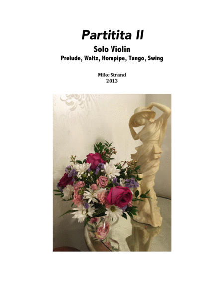 Partita II, for solo violin image number null