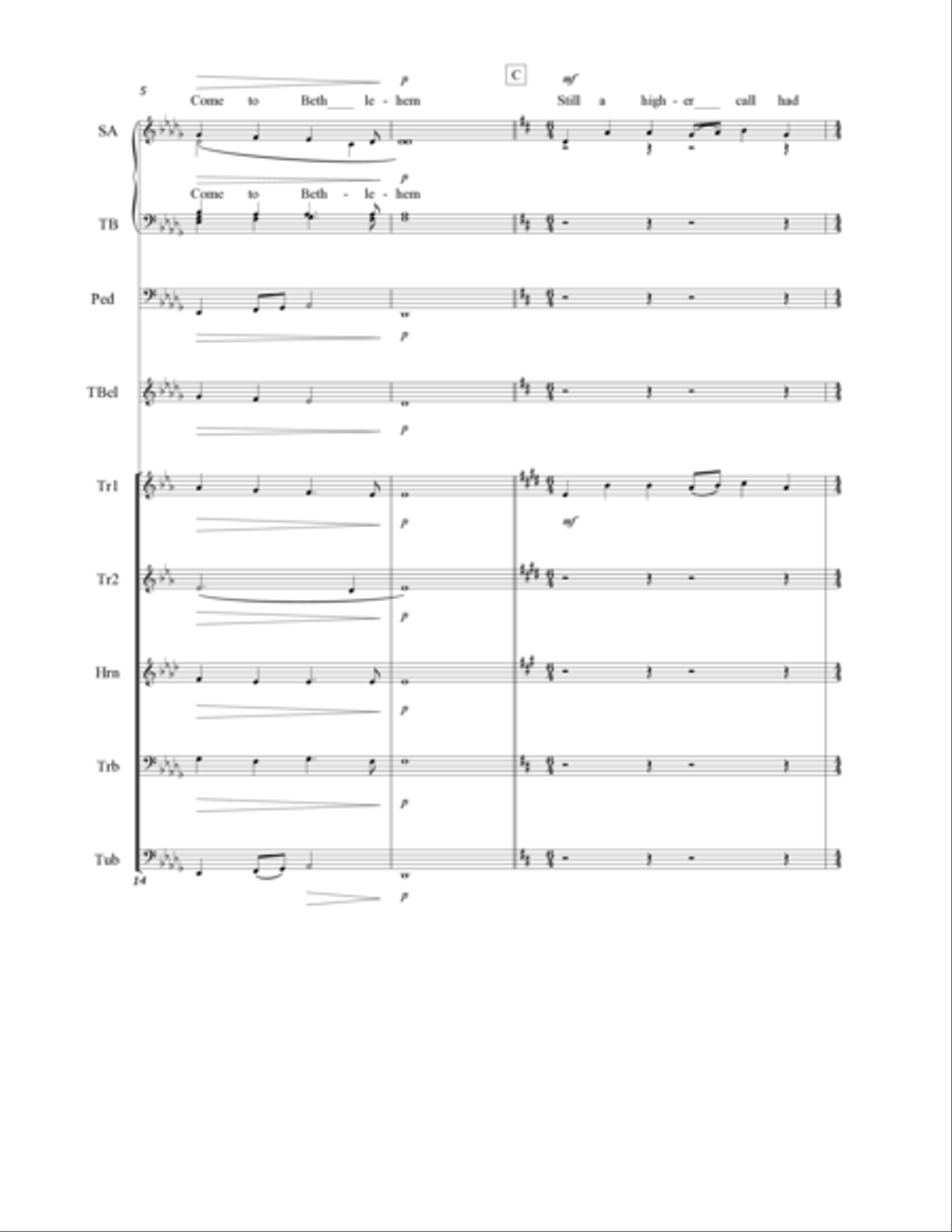 Christmas Hymn 4-Part scores gallery preview page 6
