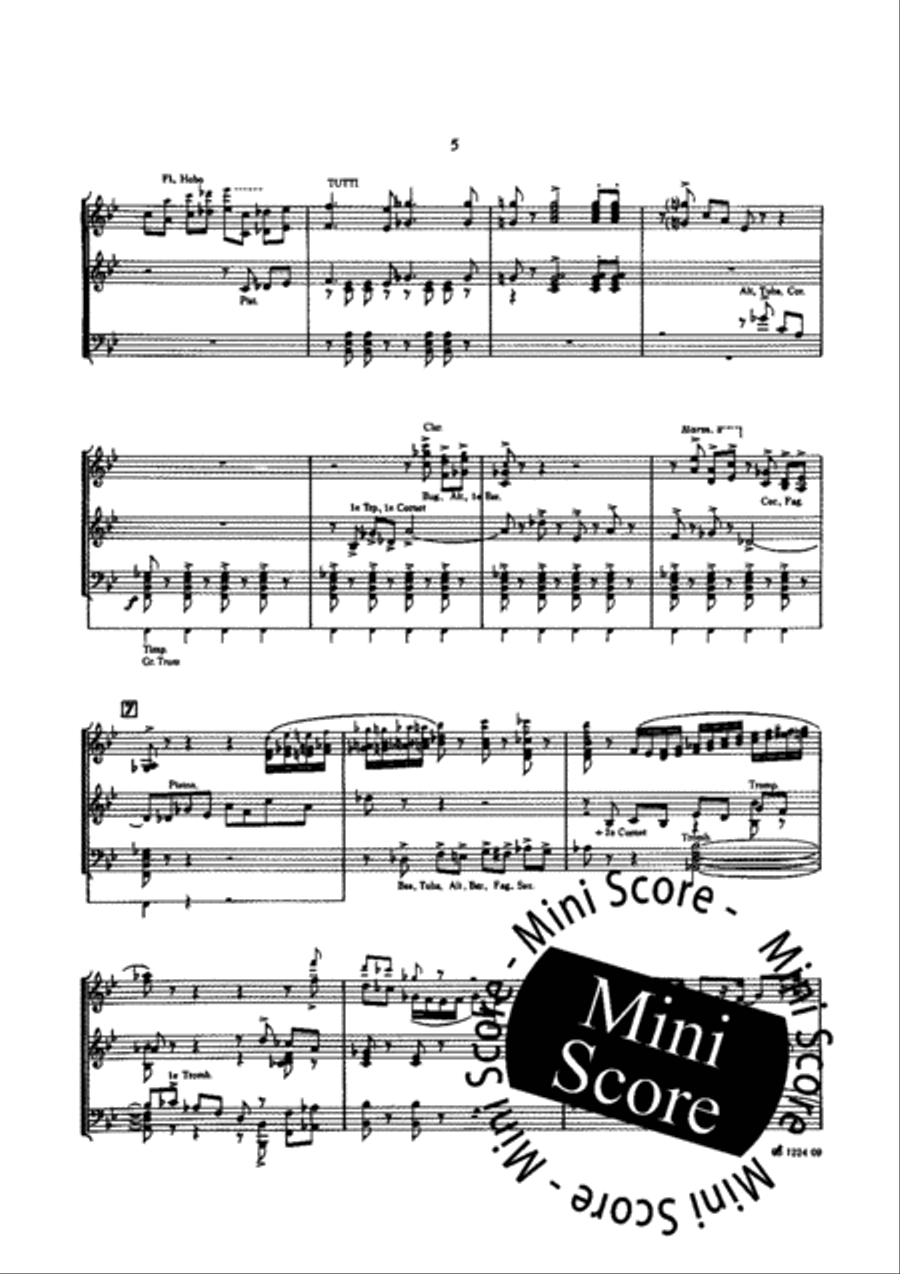 Choreografische Fantasie Choreografische Fantasie Concert Band scores gallery preview page 8