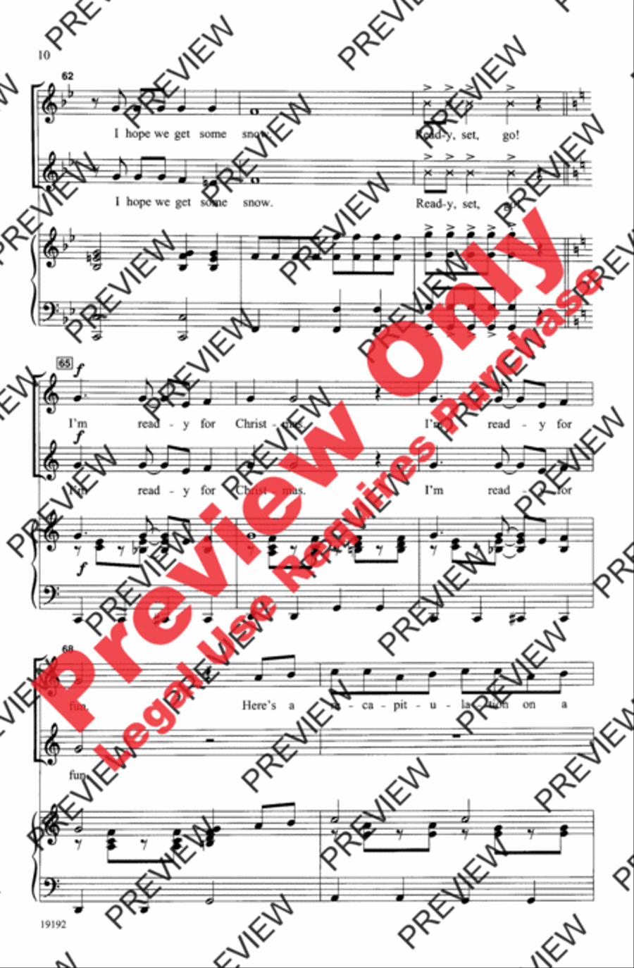 Ready, Set, Christmas! 2-Part scores gallery preview page 10