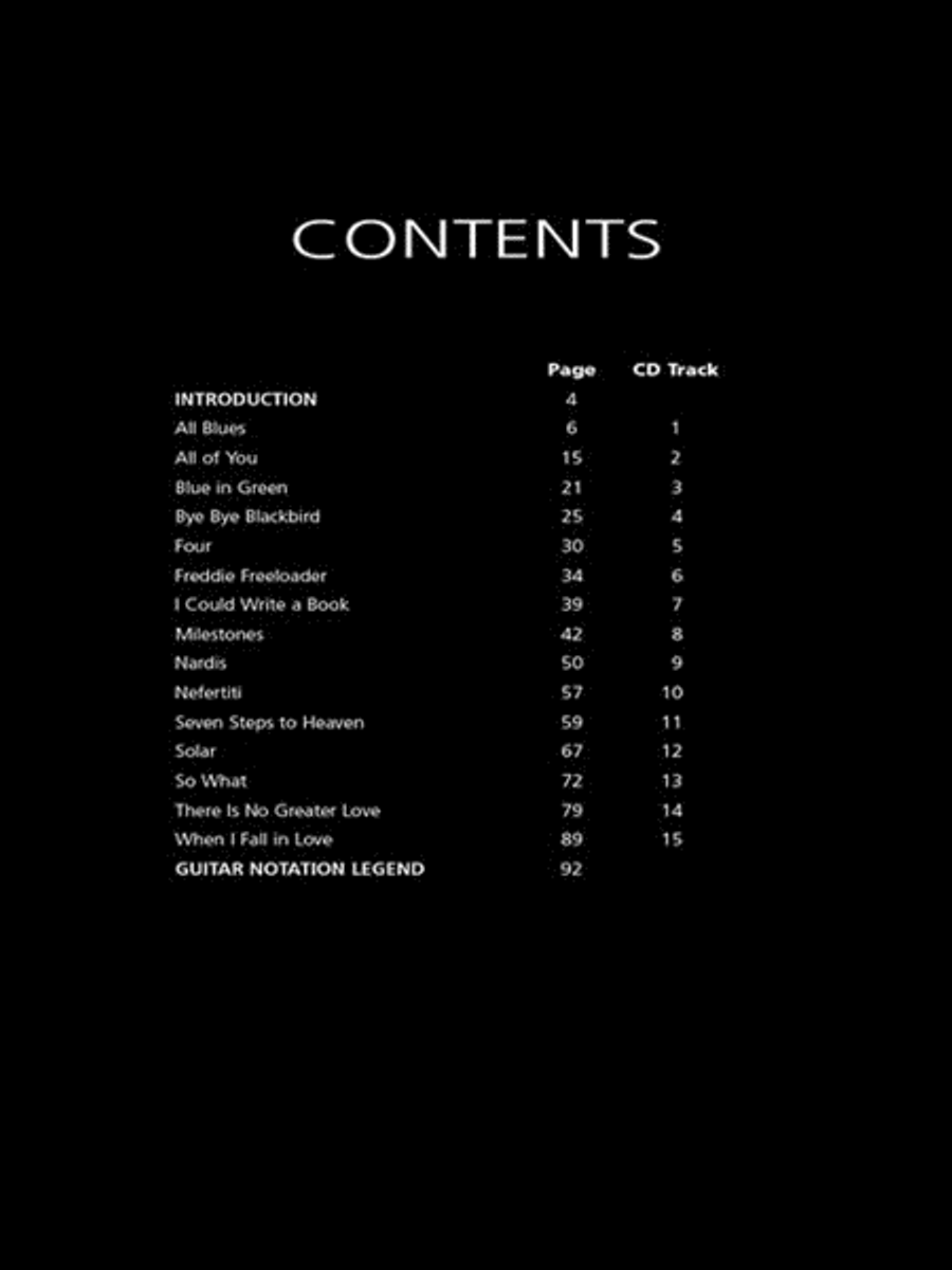 Miles Davis for Solo Guitar Electric Guitar scores gallery preview page 2
