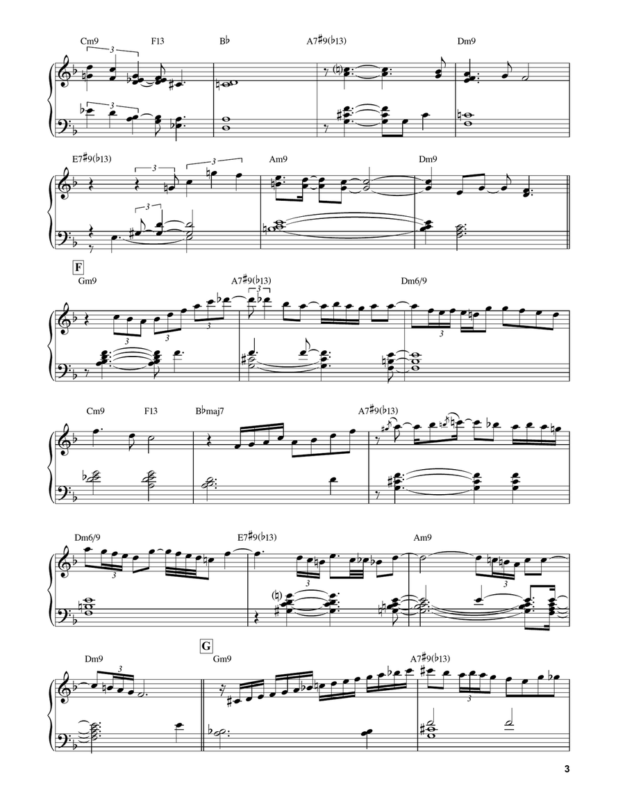 Blue In Green Blue In Green Piano Solo scores gallery preview page 3