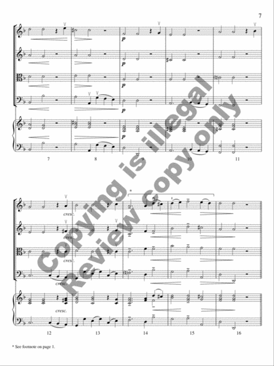 Handel Album: A Suite of Five Pieces String Orchestra scores gallery preview page 6