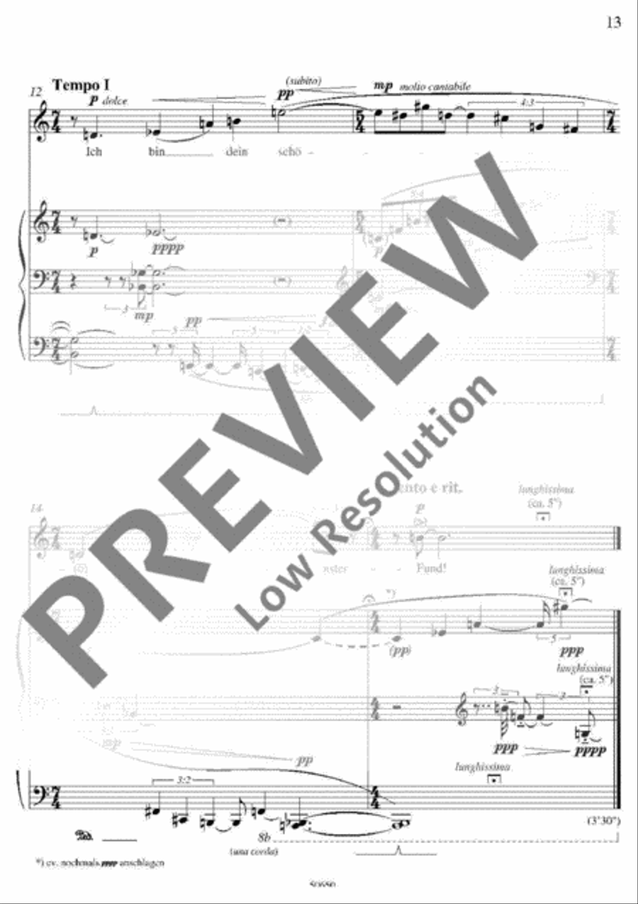 5 Mileva-Lieder Voice Solo scores gallery preview page 14