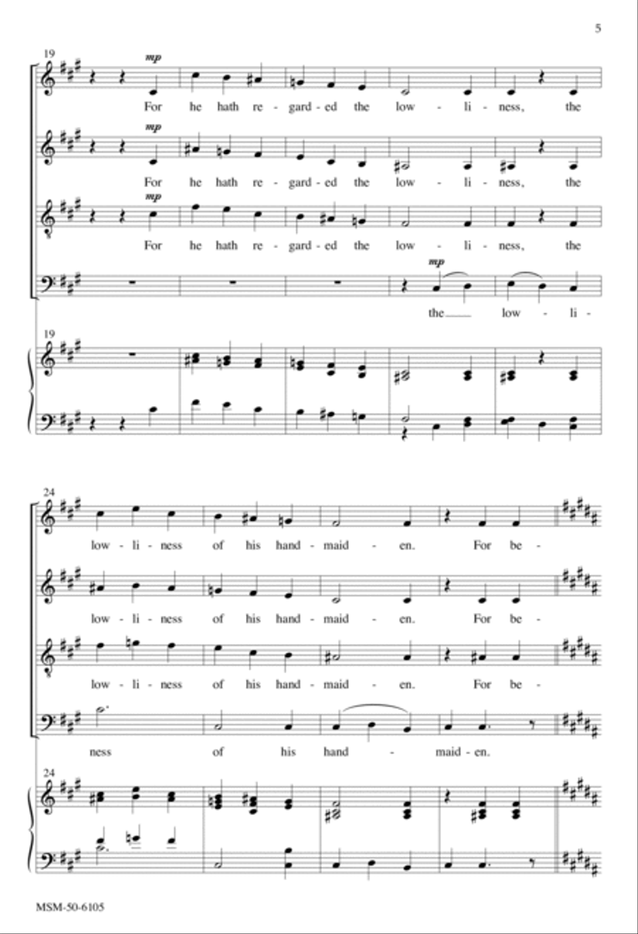 Truro Evening Canticles Truro Evening Canticles 4-Part scores gallery preview page 5