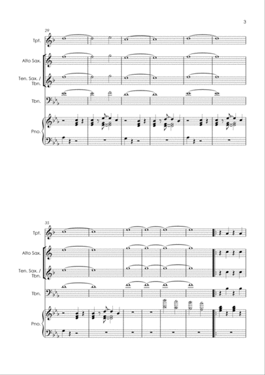 Valerie Valerie Tenor Saxophone scores gallery preview page 5