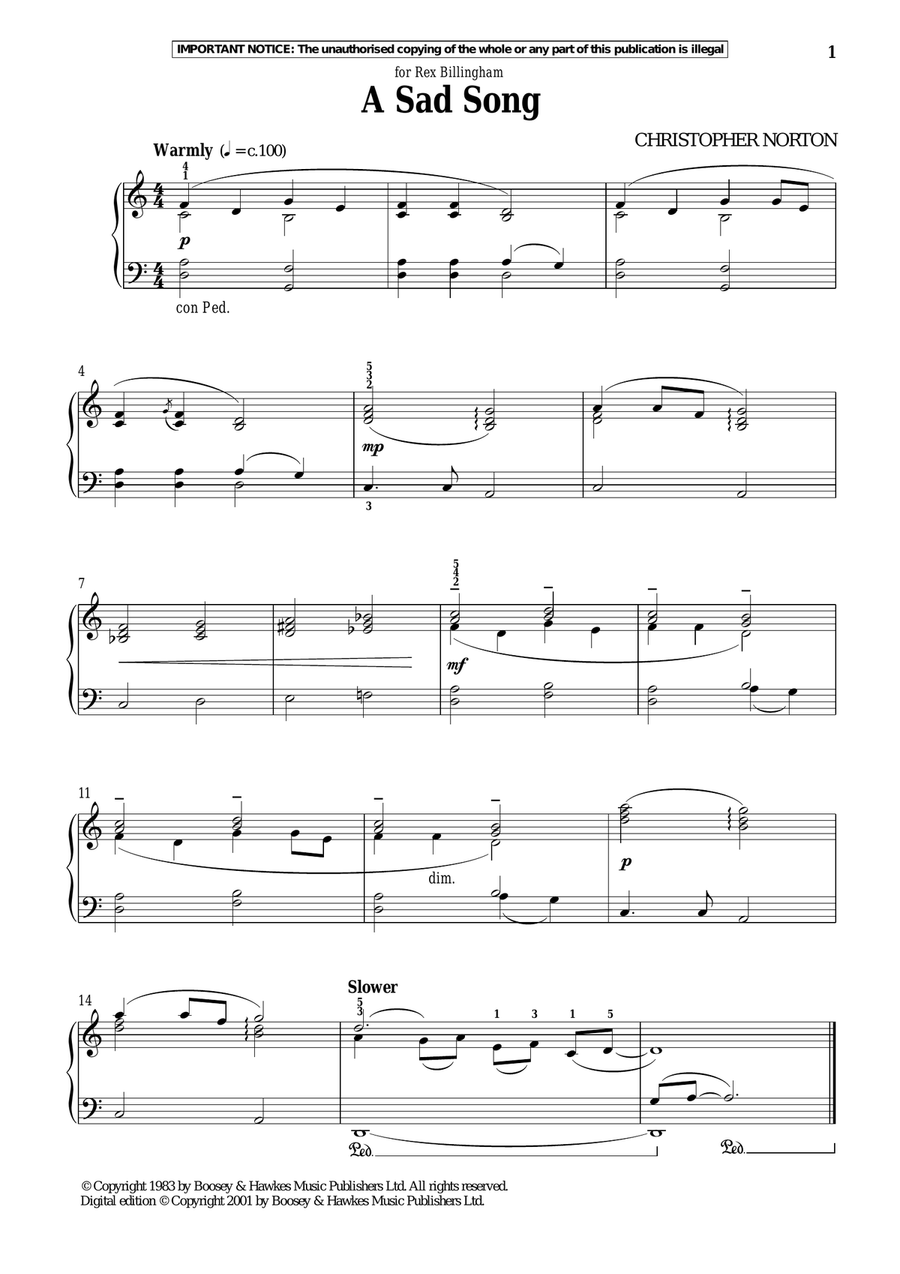 A Sad Song