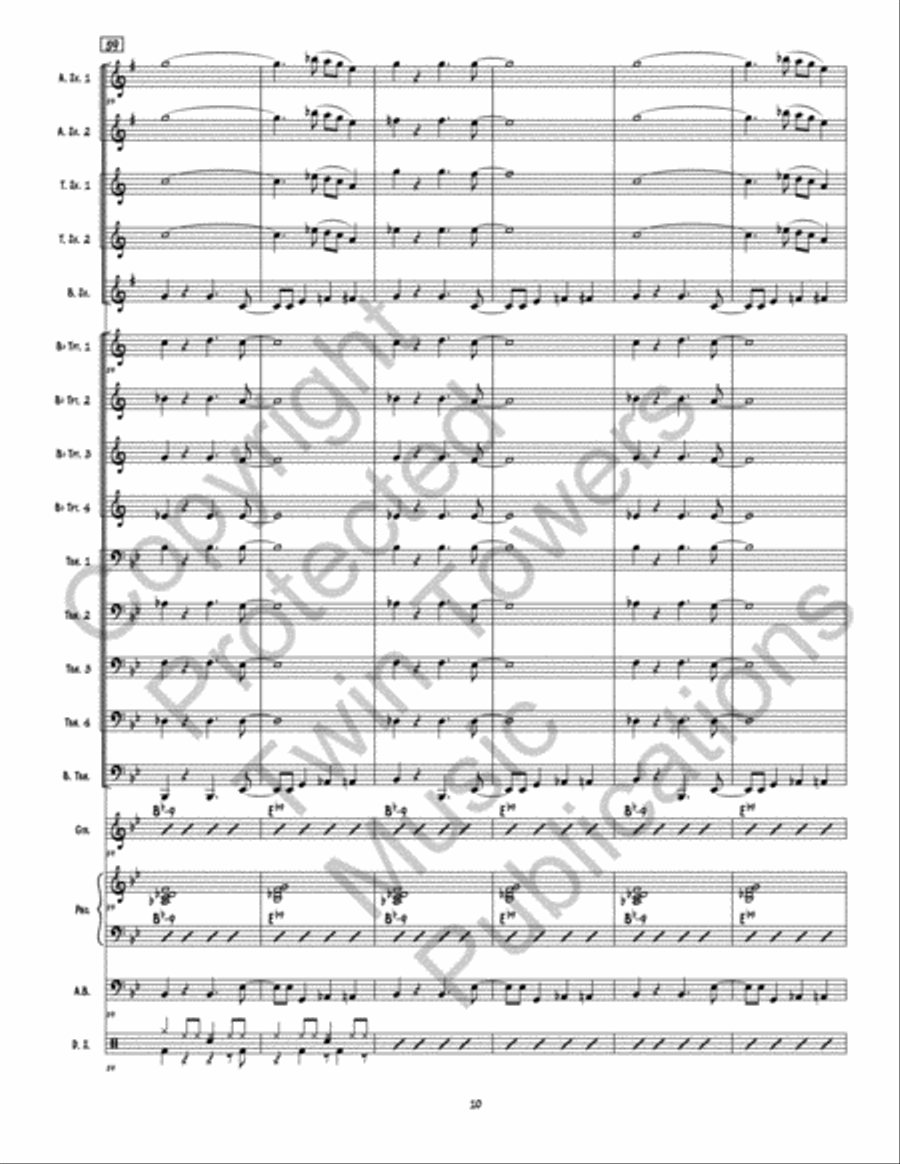 Caramel Macchiato Caramel Macchiato Jazz Ensemble scores gallery preview page 11