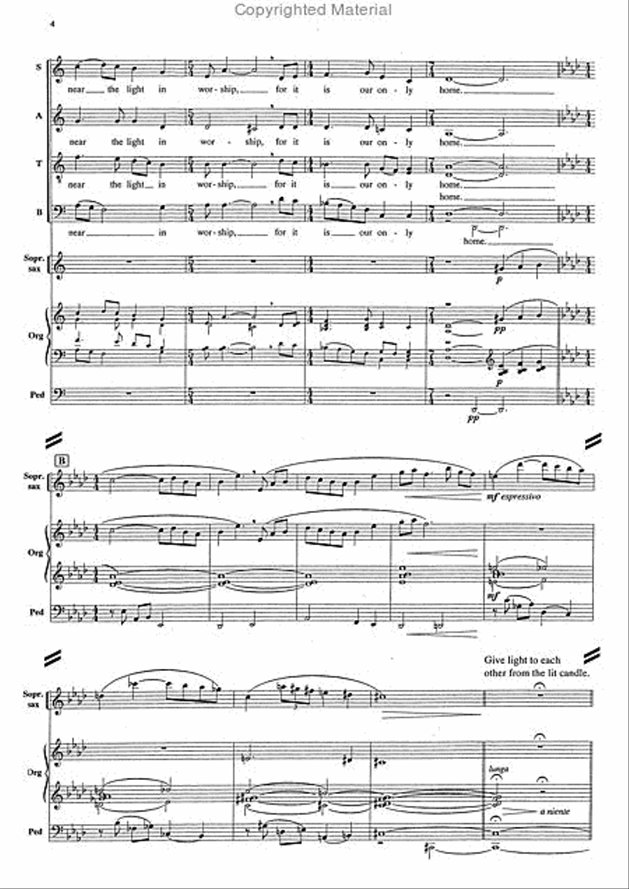 Advent Music - English version 4-Part scores gallery preview page 3