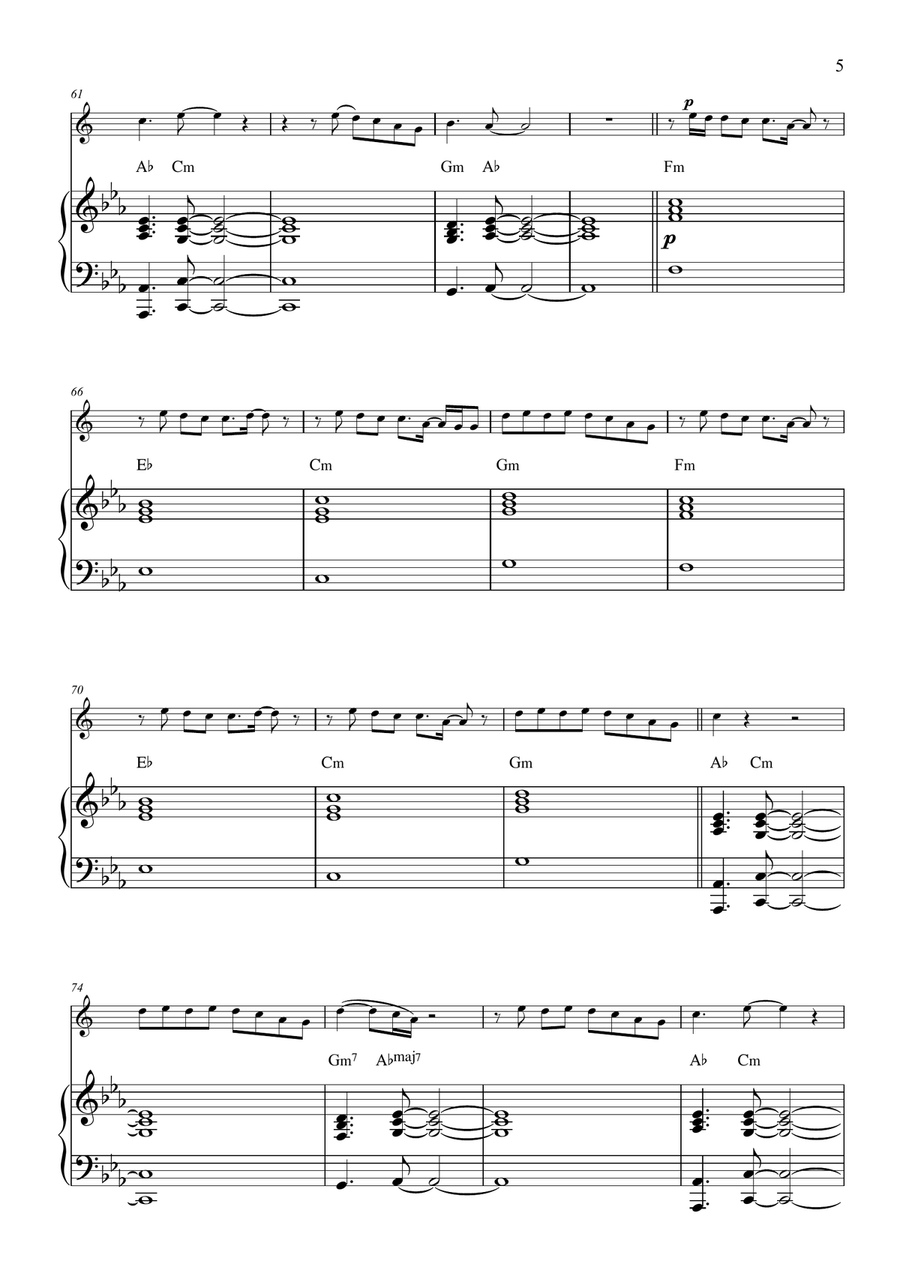 Bruises Alto Saxophone scores gallery preview page 5