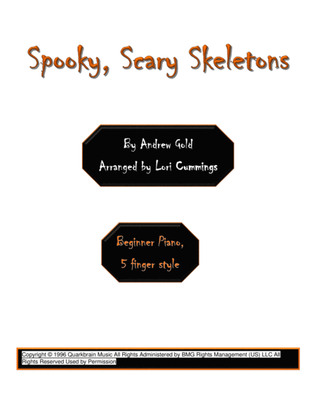 Book cover for Spooky Scary Skeletons