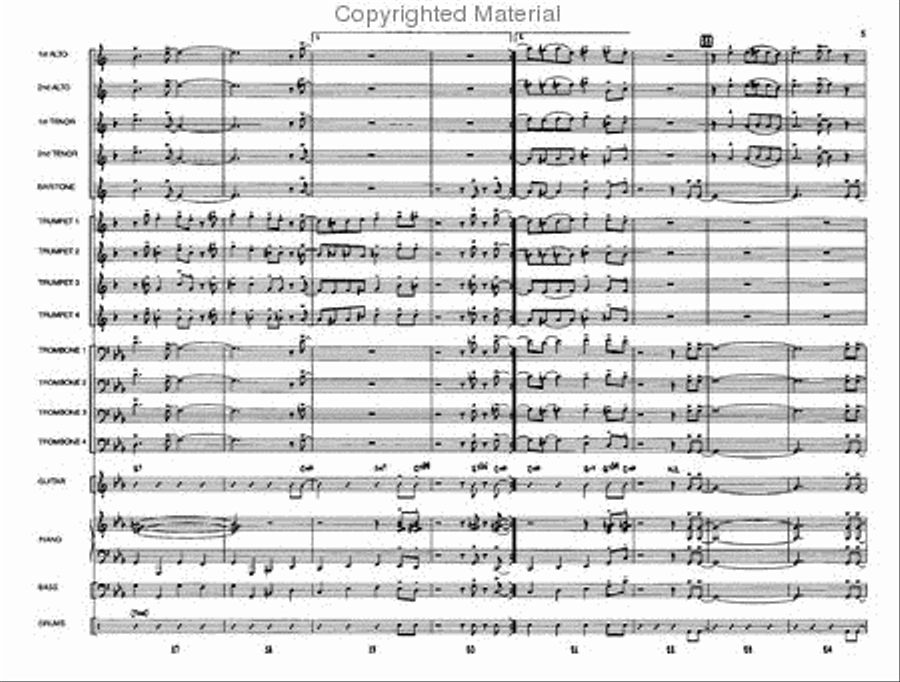 Chasin' Bill Jazz Ensemble scores gallery preview page 4
