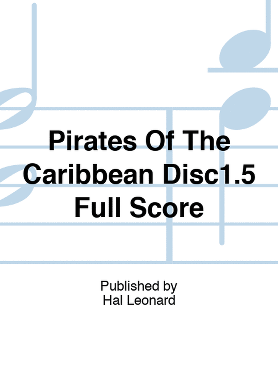 Pirates Of The Caribbean Disc1.5 Full Score